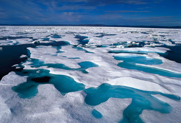 Το λιώσιμο των πάγων ανεβάζει τη θερμοκρασία