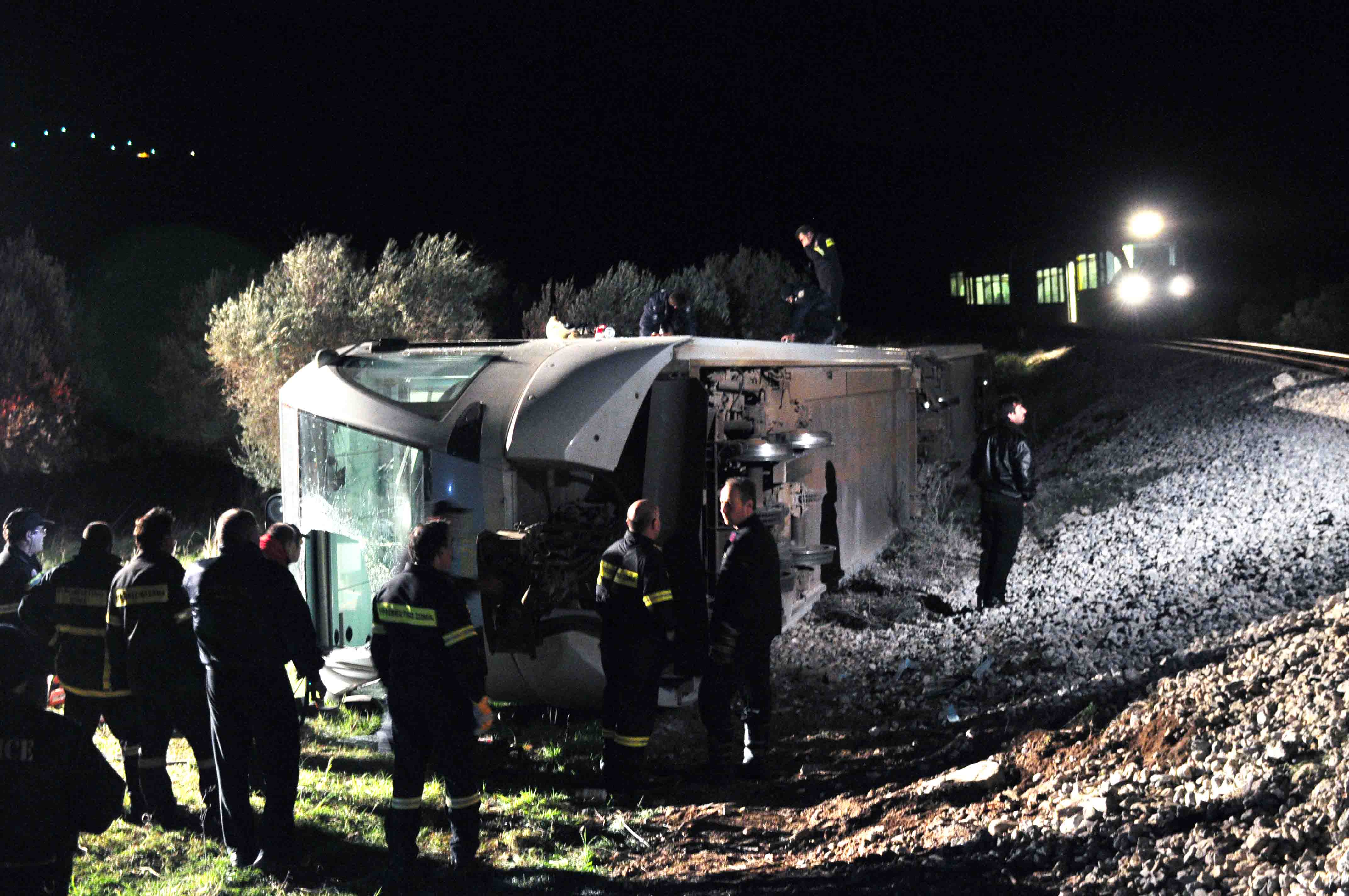 Με υπερβολική ταχύτητα έτρεχε το τρένο