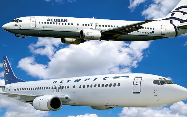 Την Olympic Air εξαγοράζει η Aegean έναντι 72 εκατ. ευρώ