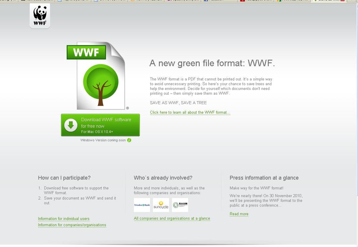Η WWF έφτιαξε ένα «οικολογικό» αρχείο
