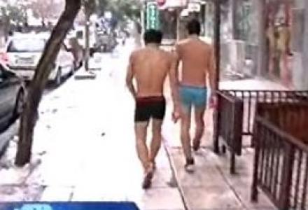 Δύο μαθητές λυκείου…γυμνοί στο χιόνι