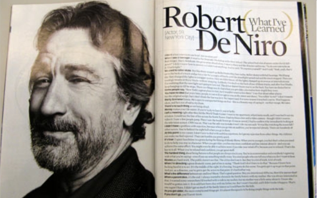 Οι σοφίες του De Niro