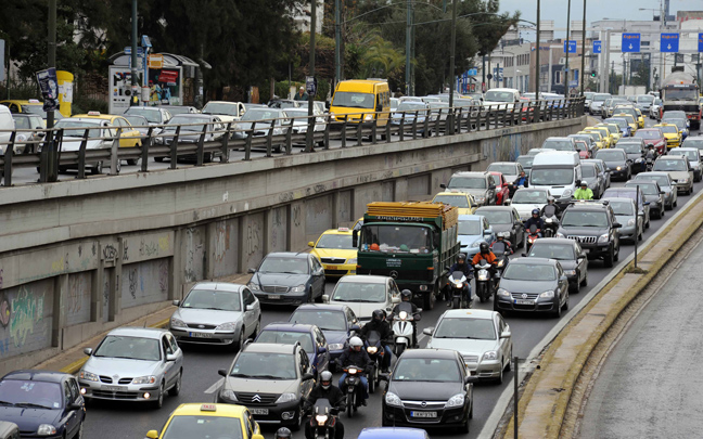 Μεγάλη ταλαιπωρία στους δρόμους της Αθήνας