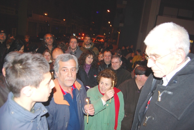 Ο Μπουτάρης μαζί με τους δημότες