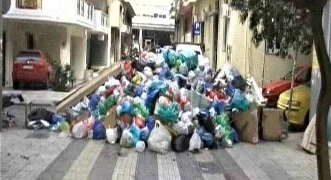 Χριστούγεννα χωρίς σκουπίδια στην Αθήνα