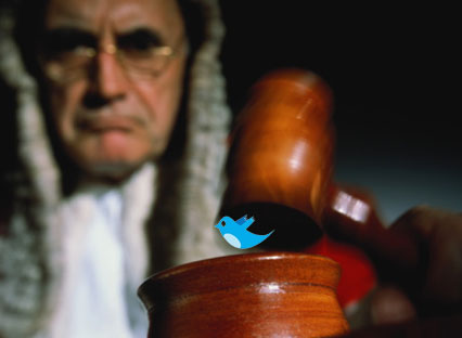Νόμιμη η χρήση twitter στα δικαστήρια