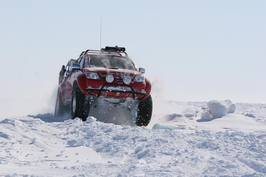 Το Θρυλικό Toyota Hilux στην Ανταρκτική
