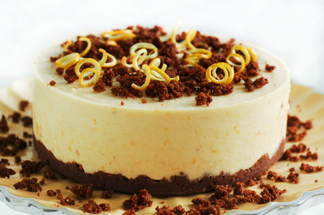 Choc ′n Orange cheesecake