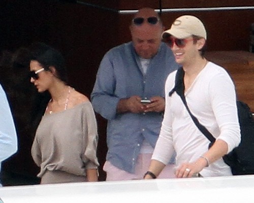 Demi Moore και Aston Kutcher στο St Barts