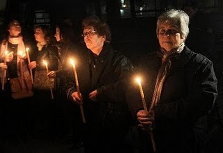 Διαμαρτυρία κατοίκων του Διστόμου στη Γερμανική πρεσβεία