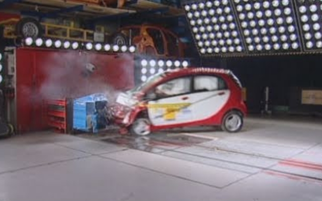 Crash Test για το Mitsubishi i-MiEV