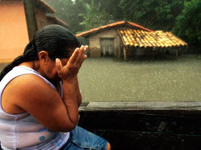 Καταστροφή από βροχές στη Βραζιλία