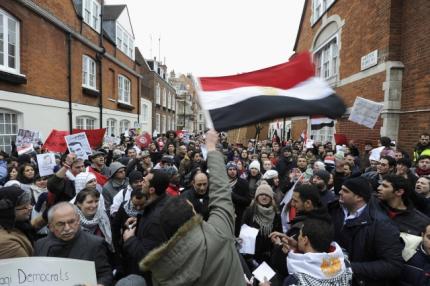 Διαδηλώσεις για την Αίγυπτο σε όλο τον κόσμο