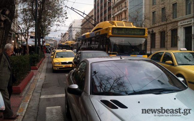 Αυξημένη κίνηση αυτή την ώρα στην Αθήνα