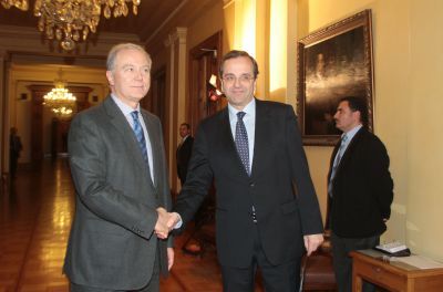 Ολοκληρώθηκε η συνάντηση Σαμαρά – Προβόπουλου