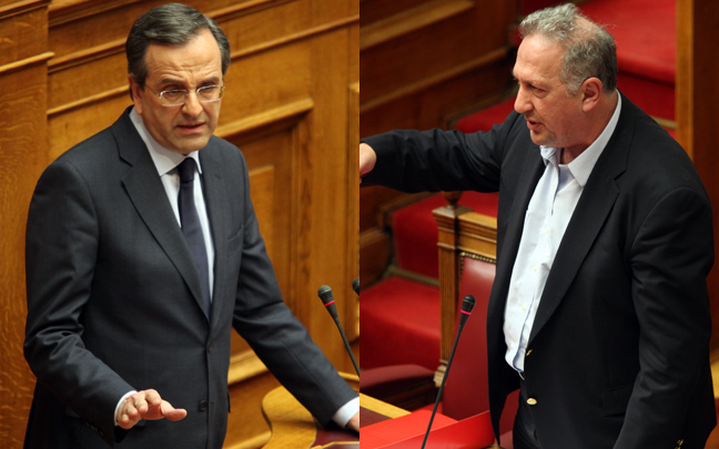 Αντιπαράθεση Σαμαρά με Σκανδαλίδη