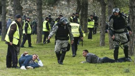 Ένταση και επεισόδια στα Σκόπια