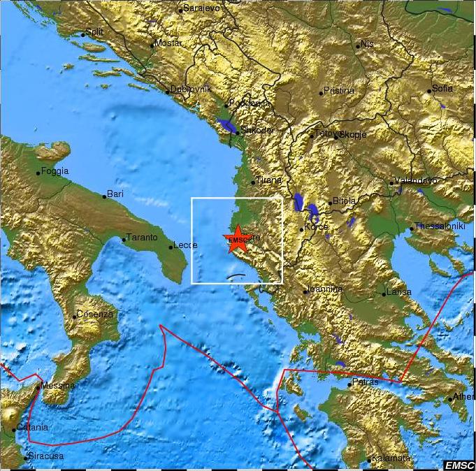 Σεισμός 4 Ρίχτερ στην Αλβανία