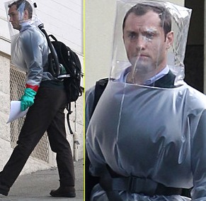Ο Jude Law προστατεύεται από τον ιό H1NI;