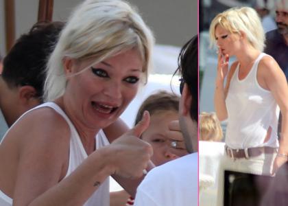 Εργασία και χαρά για την Kate Moss