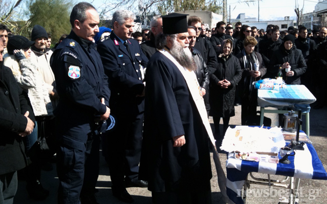 Μνημόσυνο για τους δύο αστυνομικούς στου Ρέντη