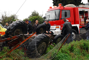 Τρακτέρ καταπλάκωσε 59χρονο