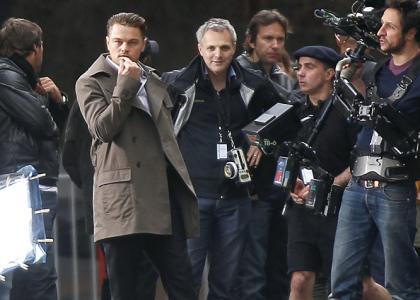 Στα γυρίσματα του Leonardo Di Caprio