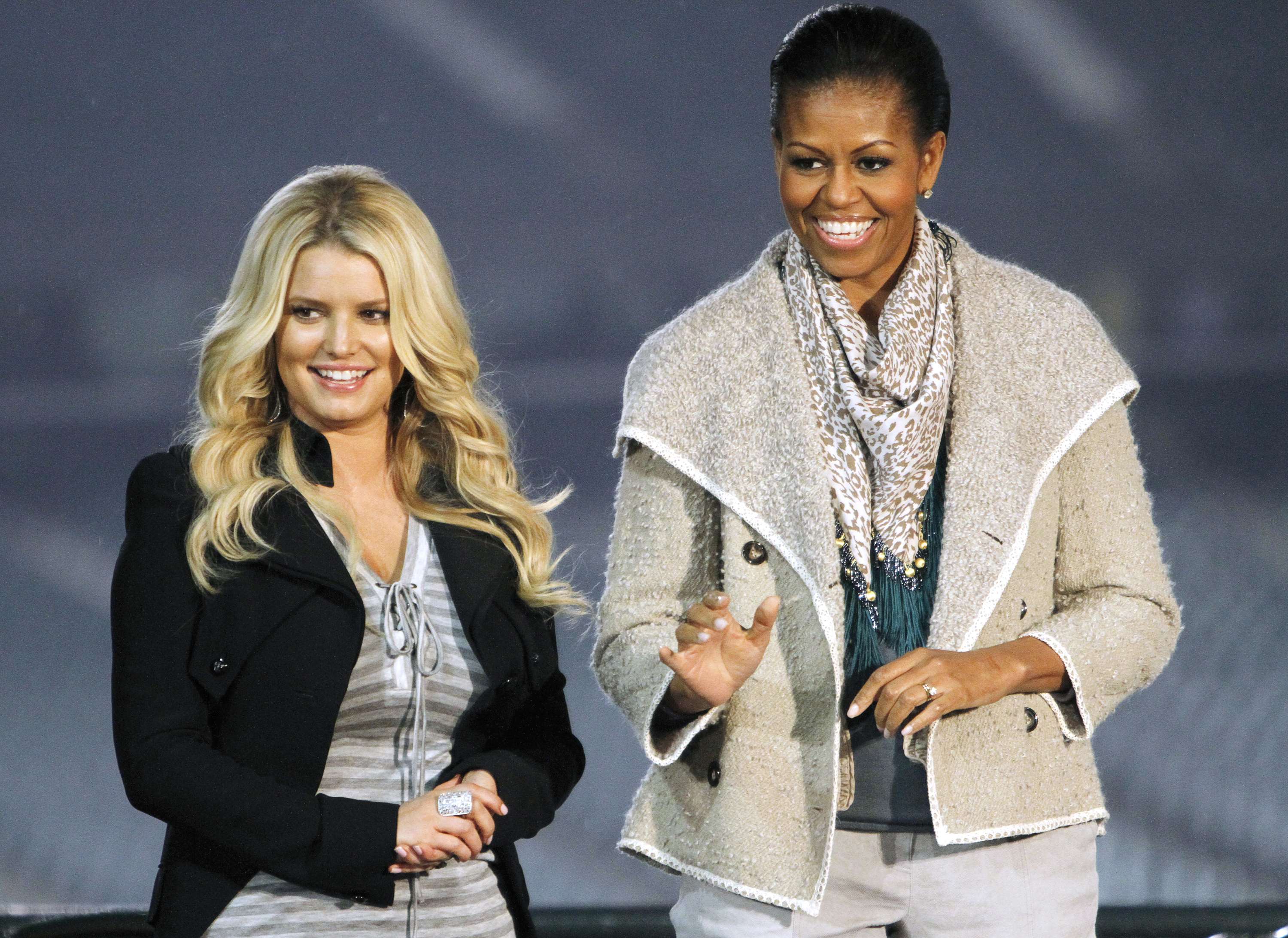 Η Jessica Simpson τραγούδησε για την πρώτη κυρία
