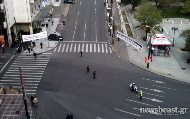 Κλειστό το κέντρο της Αθήνας