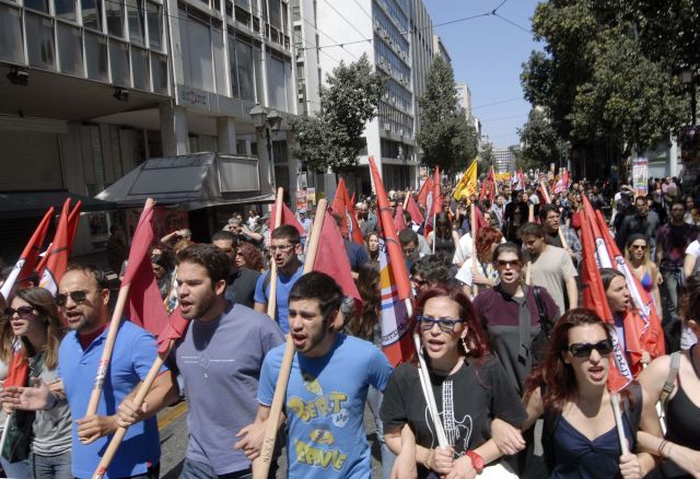 Συλλαλητήρια για την Πρωτομαγιά στη Θεσσαλονίκη
