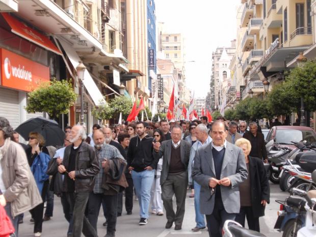 Με τρεις συγκεντρώσεις η Πρωτομαγιά στην Πάτρα