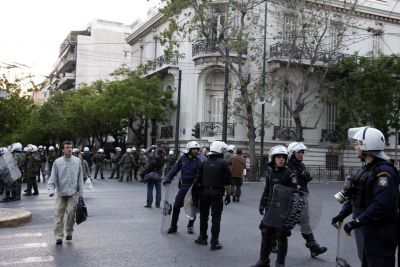 Μία σύλληψη και μία προσαγωγή στα επεισόδια στο κέντρο