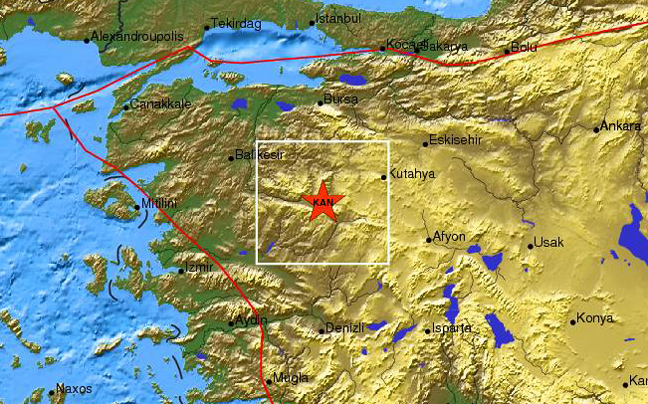 «Ξύπνησε» από σεισμική δόνηση η Τουρκια