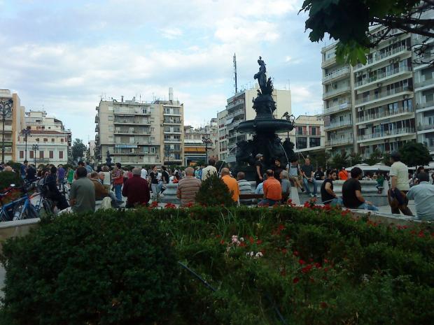 «Αγανακτισμένοι» και στην Πάτρα