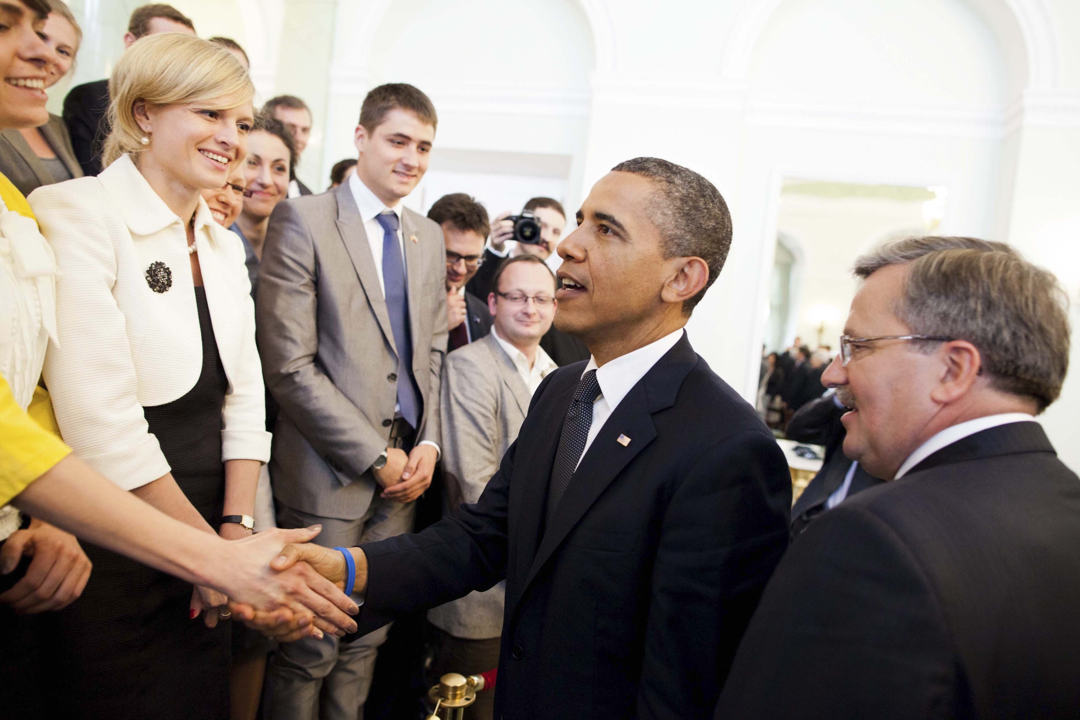 «Ηγετική δύναμη» χαρακτήρισε ο Ομπάμα την Πολωνία