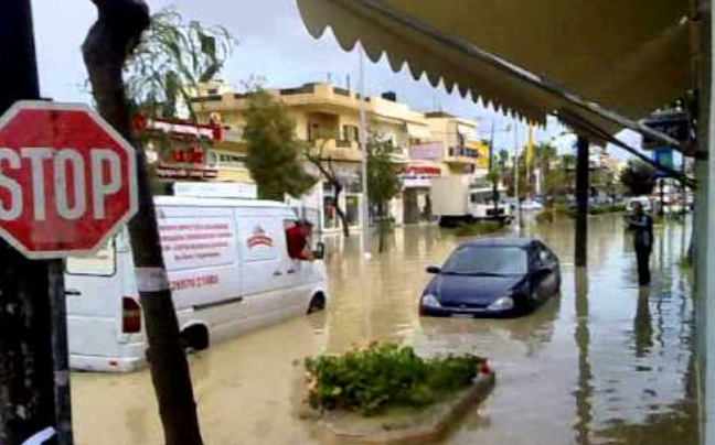 Τροπικές καταιγίδες σάρωσαν την Κρήτη