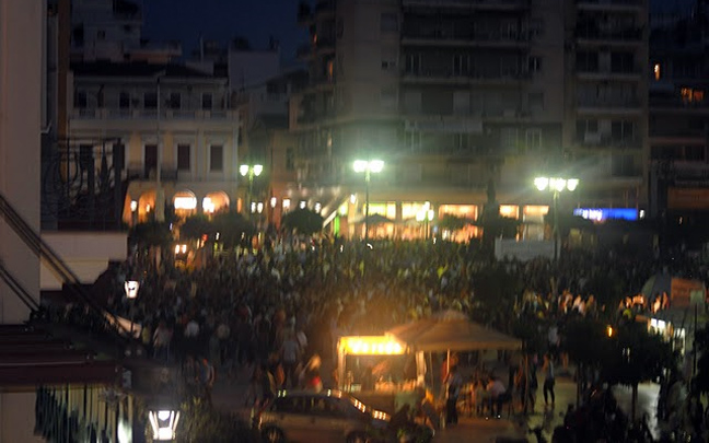 Πάνω από 3.000 οι Αγανακτισμένοι στην Πάτρα