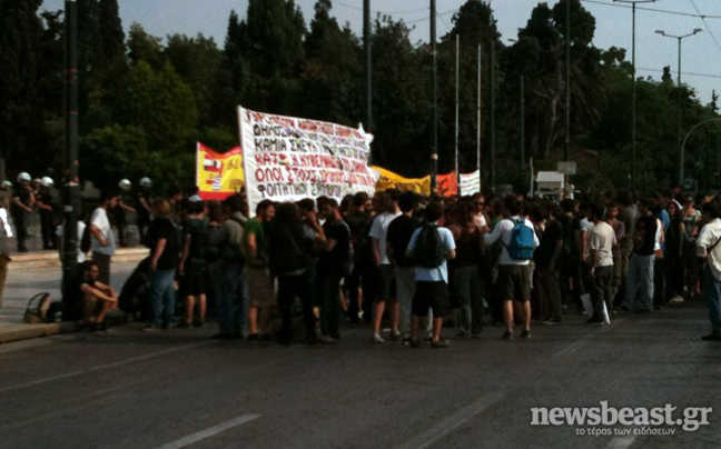 Ενώθηκαν με τους «αγανακτισμένους» οι φοιτητές