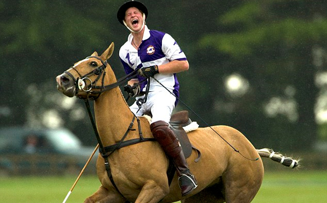 Ο πρίγκιπας Χάρι σε αγώνες πόλο