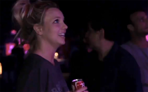 Backstage με την Britney Spears…