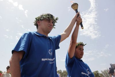 Στη Θεσσαλονίκη η φλόγα των Special Olympics