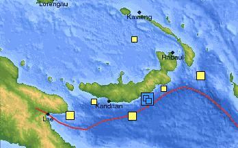 Ισχυρός σεισμός στην Παπούα Νέα Γουινέα