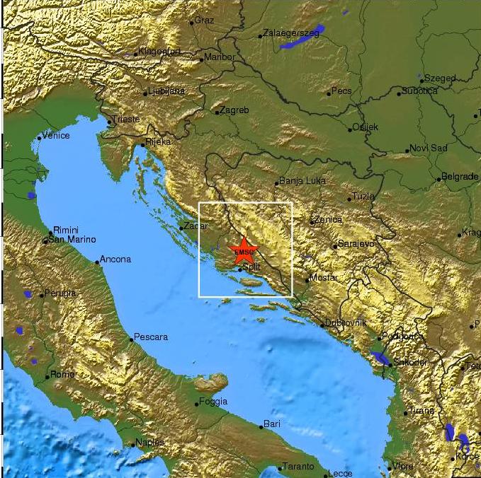 Σεισμός 4,1 Ρίχτερ στο Σπλιτ της Κροατίας