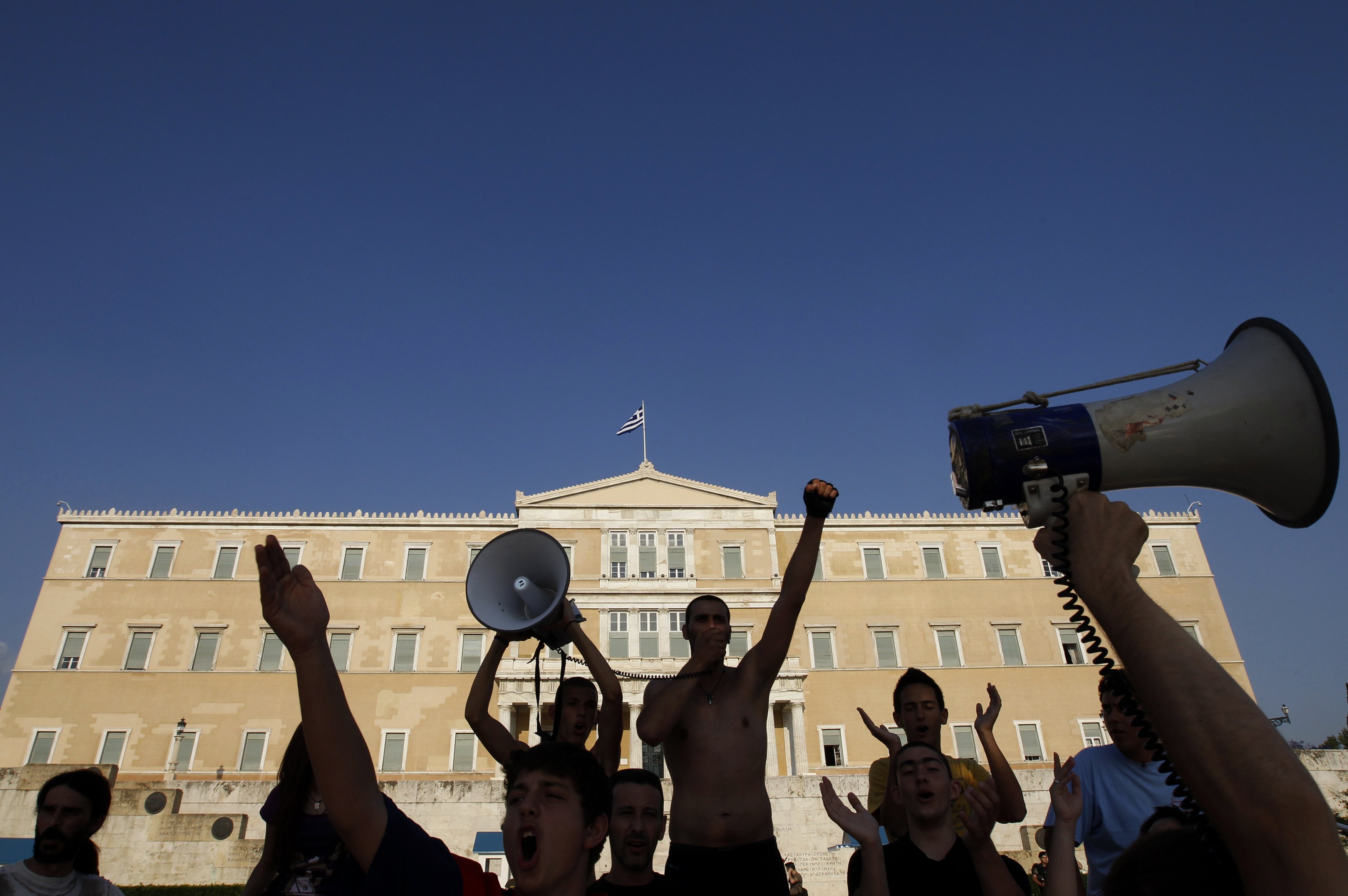 Πορεία Αγανακτισμένων από την Τρίπολη στο Σύνταγμα