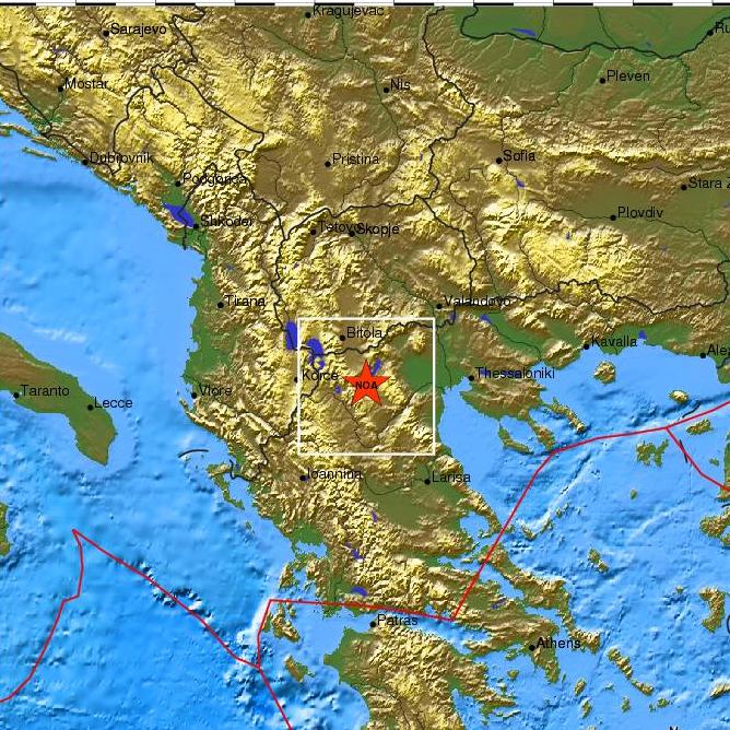 Σεισμός 3,6 Ρίχτερ στην Κοζάνη