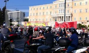 Πρόσκληση για κάθοδο των Μοτο-Αγανακτισμένων στην Αθήνα