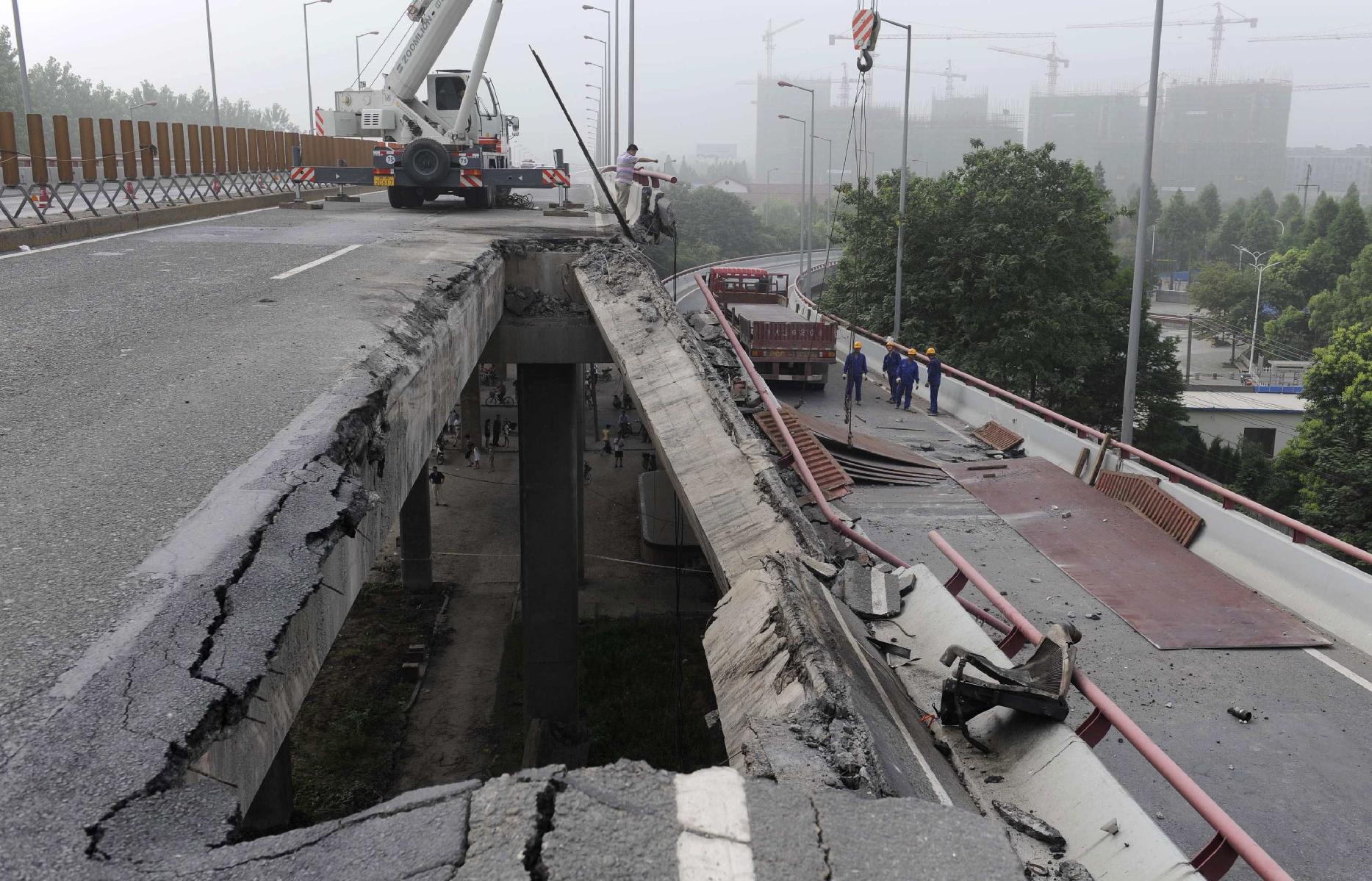 Νέα κατάρρευση γέφυρας στην Κίνα