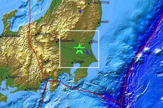 Σεισμός 5,5 βαθμών στο Τόκιο