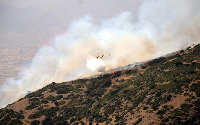 Πολύ υψηλός κίνδυνος πυρκαγιάς σε πολλές περιοχές της χώρας