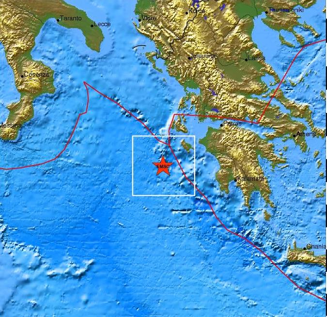 Σεισμός 4,2 Ρίχτερ στο Ιόνιο